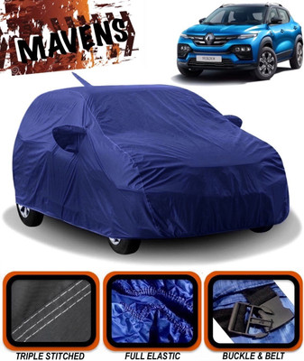 MAVENS Car Cover For Renault Kiger (With Mirror Pockets)(Blue)