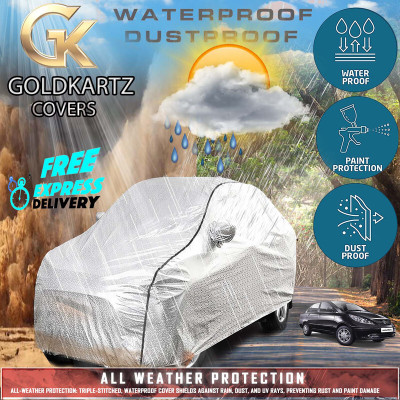 Tamanchi Autocare Car Cover For Tata Manza (With Mirror Pockets)(Silver)