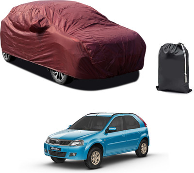 PAGORA Car Cover For Mahindra Verito Vibe (With Mirror Pockets)(Maroon)