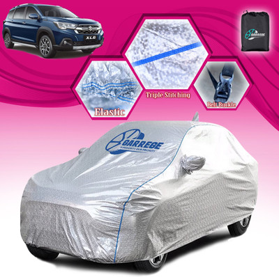 GARREGE Car Cover For Maruti Suzuki XL6 (With Mirror Pockets)(Silver, For 2019, 2020, 2021, 2022, 2023, 2024, 2025 Models)
