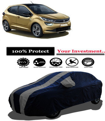 Amexride Car Cover For Tata Altroz XE Diesel (With Mirror Pockets)(Grey)