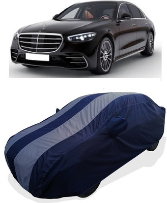 Coxtor Car Cover For Mercedes Benz S-Class S 350 d Diesel (With Mirror Pockets)(Grey)