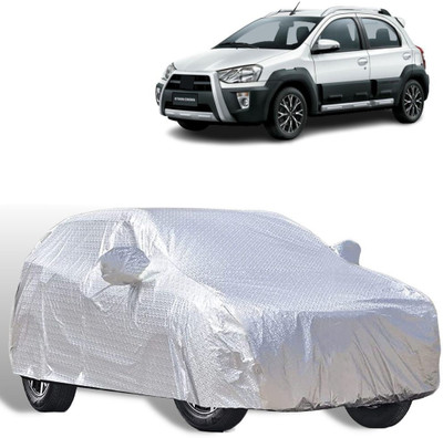 NG Auto Front Car Cover For Toyota Etios Cross(Silver)