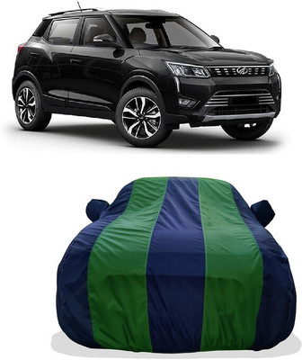 Tricway Car Cover For Mahindra XUV300 W6 AMT Diesel (With Mirror Pockets)(Green)