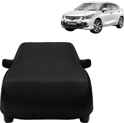 vyas Car Cover For Toyota Glanza (With Mirror Pockets)(Black, For 2019, 2020, 2021, 2022, 2023, 2024 Models)