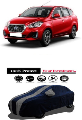 Amexride Car Cover For Datsun Go Plus T CVT Petrol (With Mirror Pockets)(Grey)