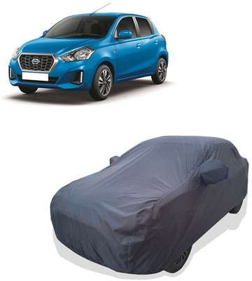 Tricway Car Cover For Datsun Datsun GO T Option VDC Petrol (With Mirror Pockets)(Grey)