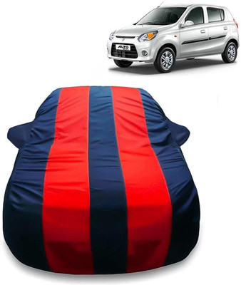 KAHRA Car Cover For Maruti Alto K10, Alto 800, Alto, Alto 800 LX (With Mirror Pockets)(Red, Blue)