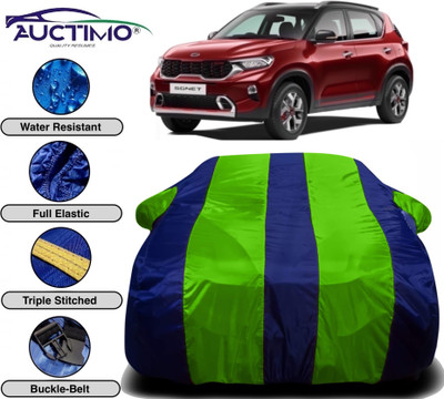 AUCTIMO Car Cover For Kia Sonet (With Mirror Pockets)(Multicolor)
