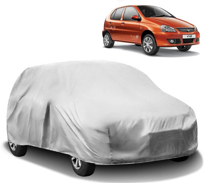 HMS Car Cover For Tata Indica V2 (Without Mirror Pockets)(Silver)