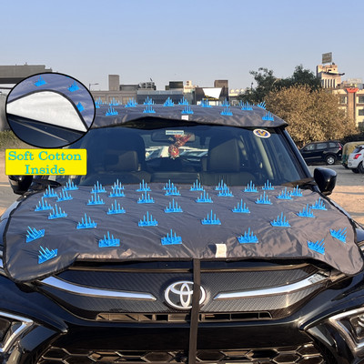 FAMEXON Car Cover For Mahindra XUV300 W4 Diesel (Without Mirror Pockets)(Grey)