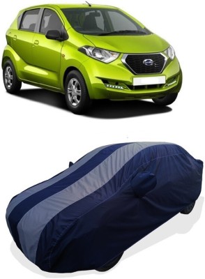 Coxtor Car Cover For Datsun Redi GO 1.0 S (With Mirror Pockets)(Grey)