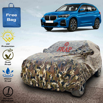 Frap Car Cover For BMW X1 (With Mirror Pockets)(Multicolor, Red)