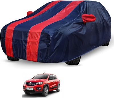 Auto Hub Car Cover For Renault Kwid (Without Mirror Pockets)(Black, Red)