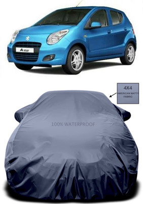 Furious3D Car Cover For Maruti Suzuki A-Star (With Mirror Pockets)(Grey)