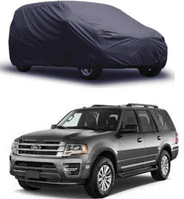 ROYAL AUTO MART Car Cover For Ford Endeavour (Without Mirror Pockets)(Grey)