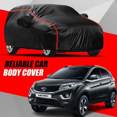 S Shine Max Car Cover For Tata Nexon (With Mirror Pockets)(Multicolor)