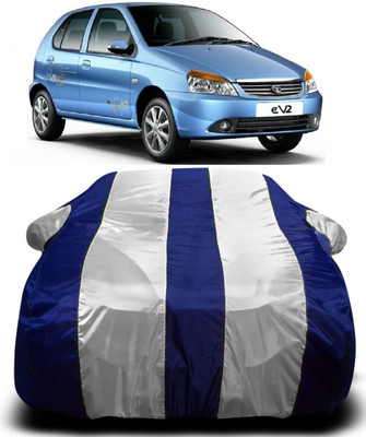 S Shine Max Car Cover For Tata Indica V2 (With Mirror Pockets)(Multicolor)