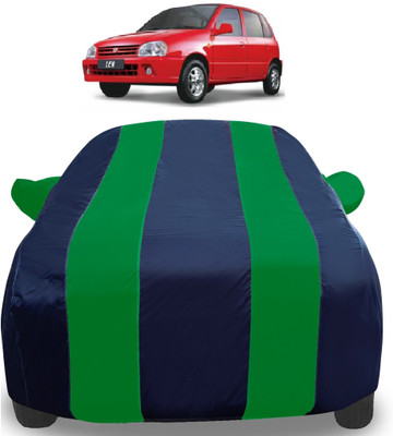 Amanzo Car Cover For Maruti Suzuki Zen (With Mirror Pockets)(Green)