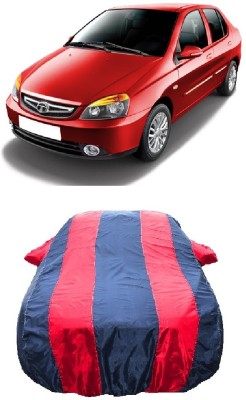 Wegather Car Cover For Tata Indigo eCS LX TDI BS III(Red)