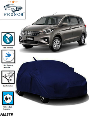 FRONCH Car Cover For Maruti Suzuki Ertiga (With Mirror Pockets)(Blue)