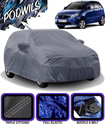 PODWILS Car Cover For Tata Indica Vista(Grey)