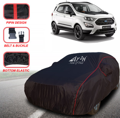 Y3H Car Cover For Ford Ecosport (With Mirror Pockets)(Black)