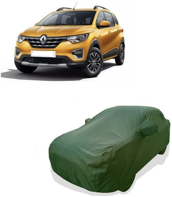 Tricway Car Cover For Renault Triber RXL (With Mirror Pockets)(Green)
