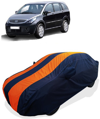 Coxtor Car Cover For Tata Aria (With Mirror Pockets)(Orange)