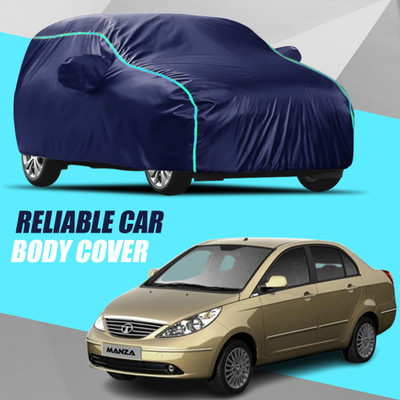 AXLOZ Car Cover For Tata Manza (With Mirror Pockets)(Multicolor)