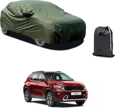 PAGORA Car Cover For Kia Sonet (With Mirror Pockets)(Green)