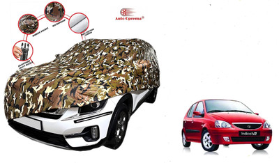 Auto Oprema Car Cover For Tata Indica V2 (With Mirror Pockets)(Green)