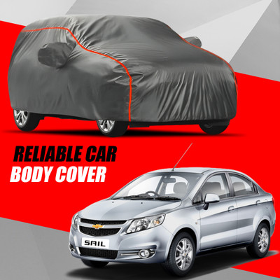 R Rayvin Star Car Cover For Chevrolet Sail (With Mirror Pockets)(Multicolor)