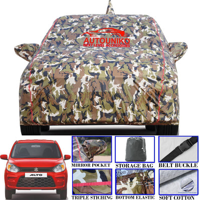 autouniko Car Cover For Maruti Alto 800, Alto 800 CNG LX, Alto 800 LX, Alto 800 LXI Petrol (With Mirror Pockets)(Multicolor)