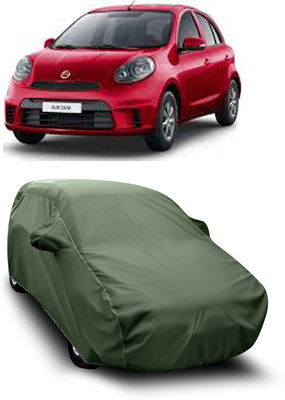 aosis Car Cover For Nissan Micra (With Mirror Pockets)(Green)