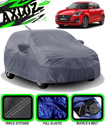AXLOZ Car Cover For Maruti Suzuki Swift AMT VXI (With Mirror Pockets)(Grey)