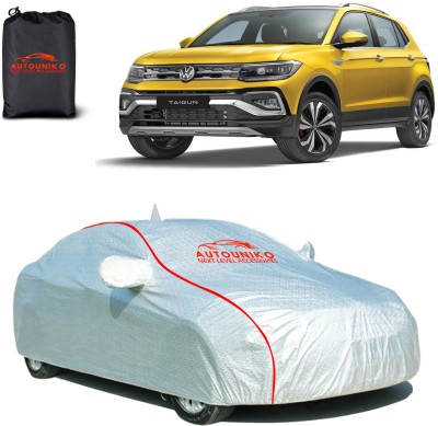 autouniko Car Cover For Volkswagen Taigun (With Mirror Pockets)(Silver, For 2018, 2019, 2020, 2021 Models)