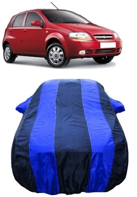 Wegather Car Cover For Chevrolet Uva 1.2LT (With Mirror Pockets)(Blue)