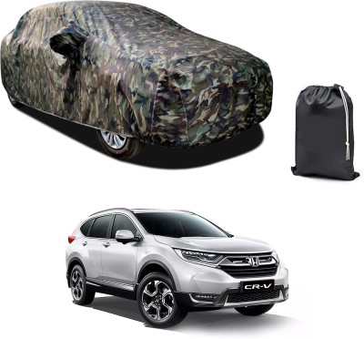 GOSHIV-car and bike accessories Car Cover For Honda CR-V (With Mirror Pockets)(Green, For 2018, 2019, 2020, 2021, 2022, 2023 Models)