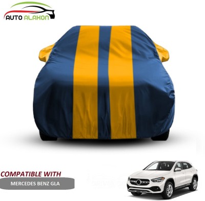 AUTO ALAXON Car Cover For Mercedes Benz GLA (With Mirror Pockets)(Blue, Yellow)