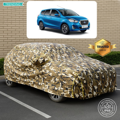 CODOKI Car Cover For Datsun GO Plus T (With Mirror Pockets)(Yellow, Multicolor)