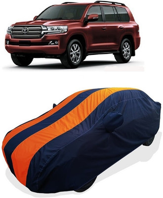 Coxtor Car Cover For Toyota Land Cruiser 200 VX (With Mirror Pockets)(Orange)