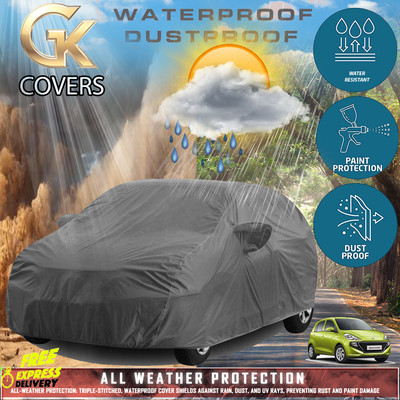 Tamanchi Autocare Car Cover For Hyundai Santro (With Mirror Pockets)(Grey)