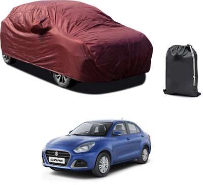 PAGORA Car Cover For Maruti Suzuki Swift Dzire (With Mirror Pockets)(Maroon, For 2019, 2020, 2021, 2022, 2023 Models)