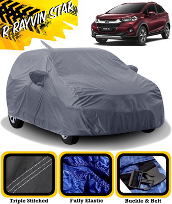 R Rayvin Star Car Cover For Honda WR-V (With Mirror Pockets)(Grey)