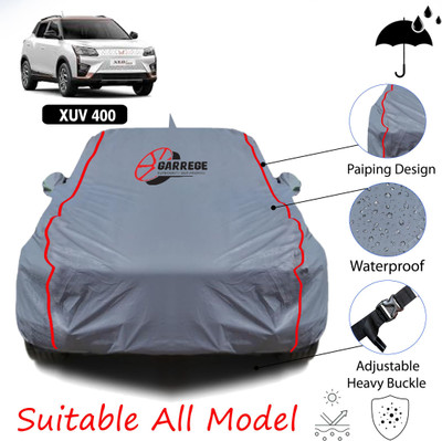 GARREGE Car Cover For Mahindra XUV400 (With Mirror Pockets)(Grey, For 2022, 2023, 2024 Models)