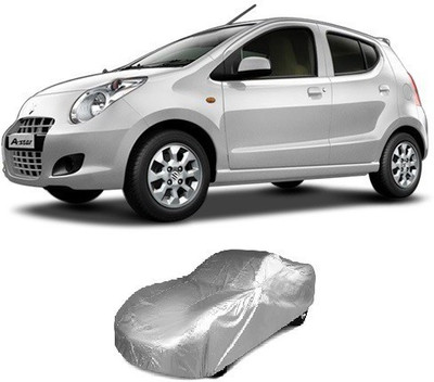 THE REAL ARV Car Cover For Maruti Suzuki A-Star (With Mirror Pockets)(Silver)