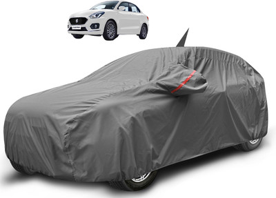Caronix Car Cover For Maruti Swift Dzire (With Mirror Pockets)(Grey)