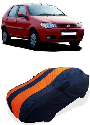 Coxtor Car Cover For Fiat Palio Stile 1.6 ELX (With Mirror Pockets)(Orange)