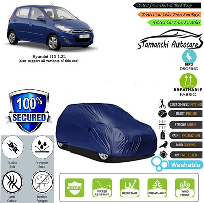Tamanchi Autocare Car Cover For Hyundai i10 1.2L(Blue)